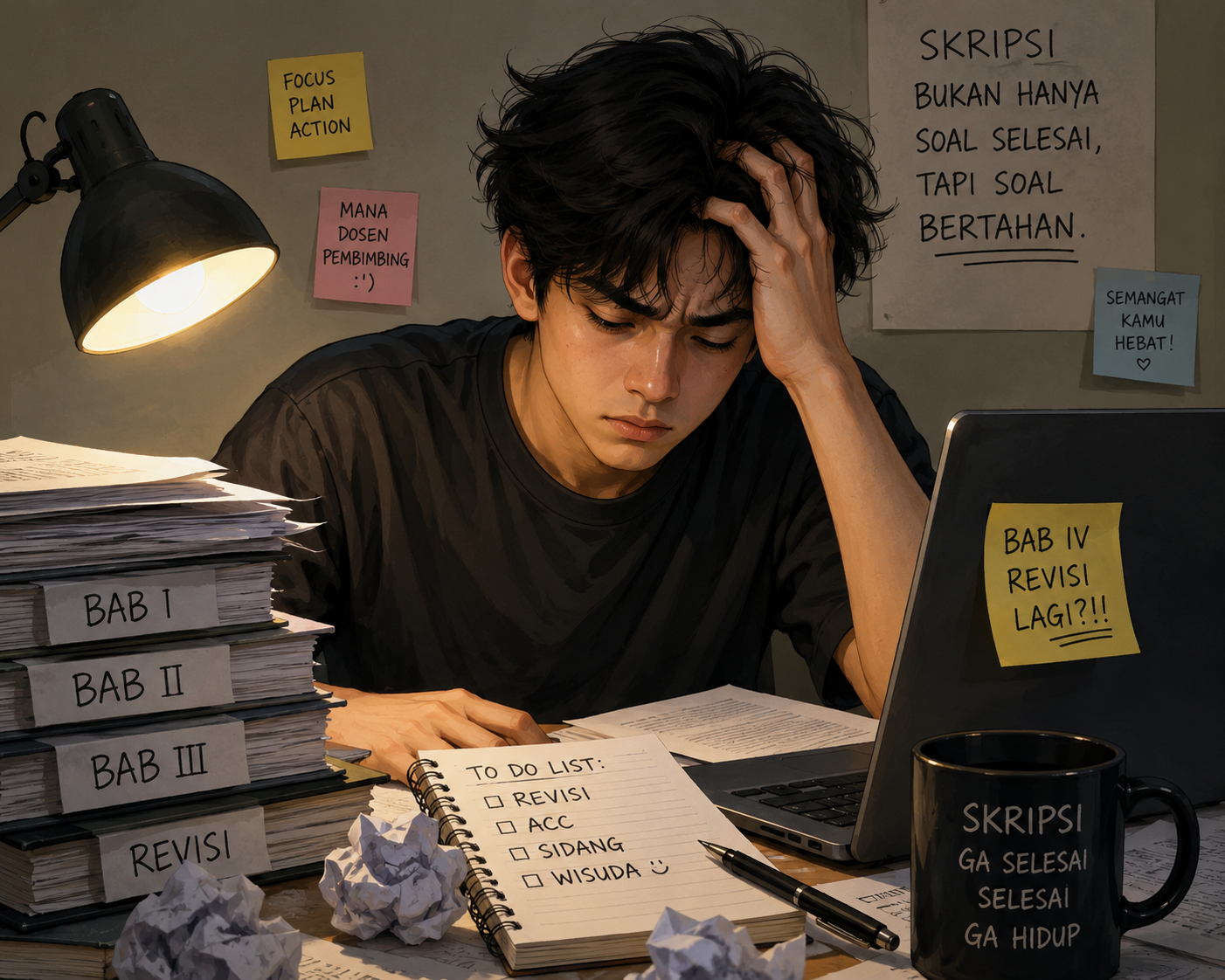 Mahasiswa Pusing Skripsi